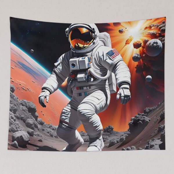 Aperçu de l'œuvre Astronaut In Space créée et vendue par TheArtOfPat.