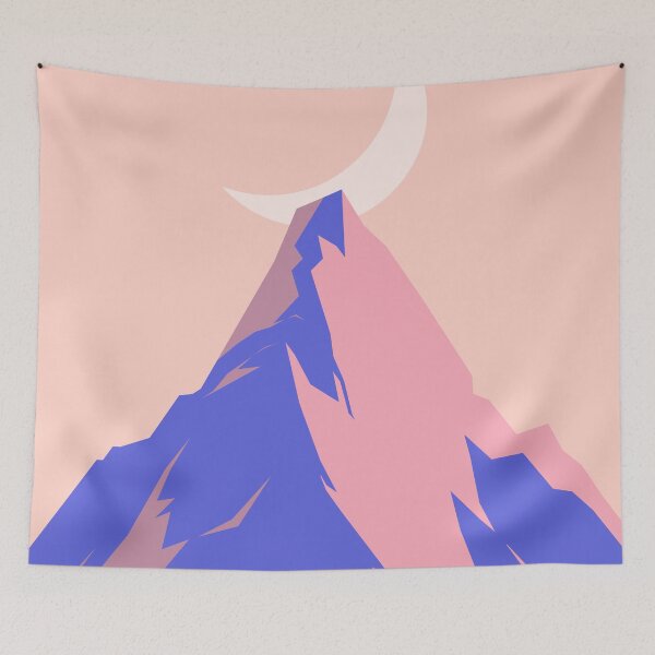 Item preview, Dreamy Mountaintop Illustration designed and sold by lisousisa.