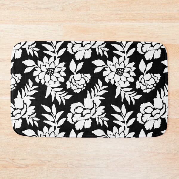 Item preview, White garden with black background designed and sold by Silviaclara.