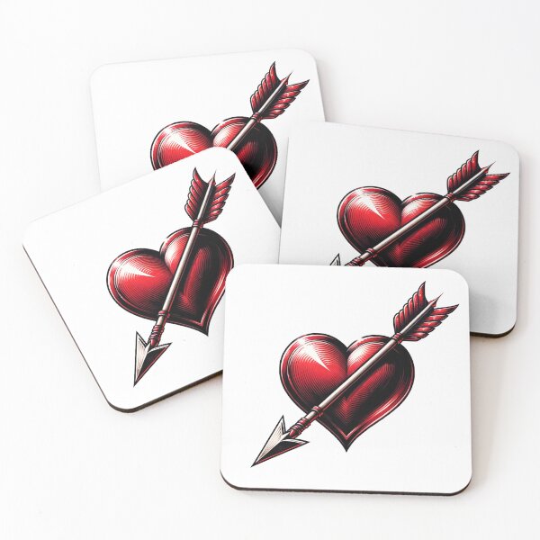 Item preview, arrowed heart designed and sold by The-Crazy-Thing.
