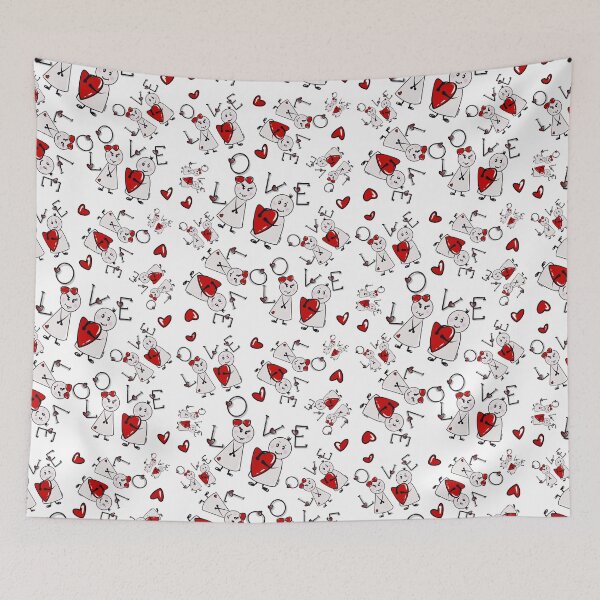 Item preview, Couple in love pattern designed and sold by wwwariatka.