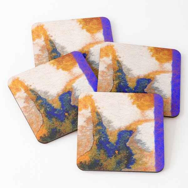 Item preview, Chromatic Kaleidoscope: Rebirth in Orange and Azure designed and sold by maurocarac.