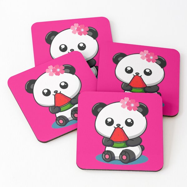 Item preview, Cute baby panda eating watermelon. designed and sold by designing01Ar3.