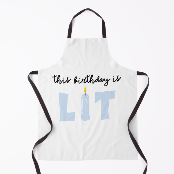 Item preview, This Birthday is Lit - Blue designed and sold by taffy-lemonade.