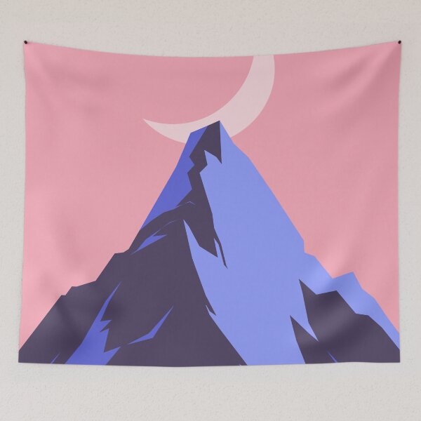 Item preview, Dreamy Mountaintop Illustration designed and sold by lisousisa.