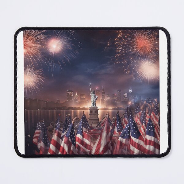 Item preview, Independence Day of the United States of America, 4th of July independence of the USA, holiday, celebration, commemoration, photo generated by artificial intelligence designed and sold by Reyarte.