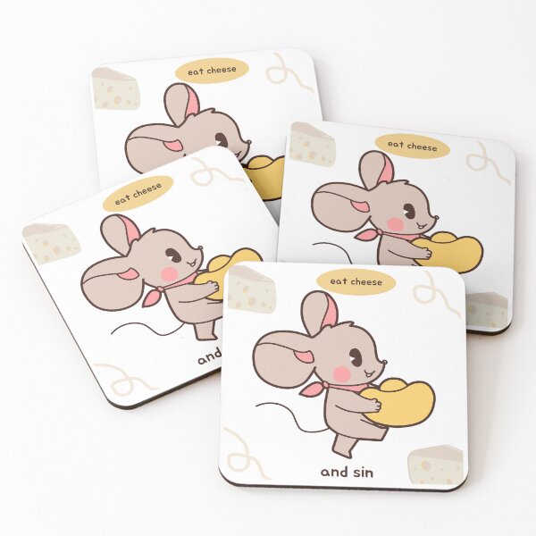 Item preview, Eat Cheese and Sin designed and sold by Isso-Goud.