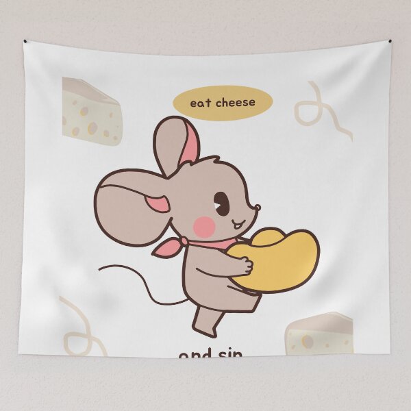 Item preview, Eat Cheese and Sin designed and sold by Isso-Goud.