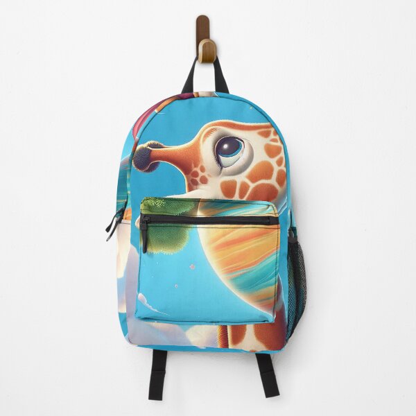 Item preview, giraffe reaching up to eat a planet designed and sold by nokoryna.