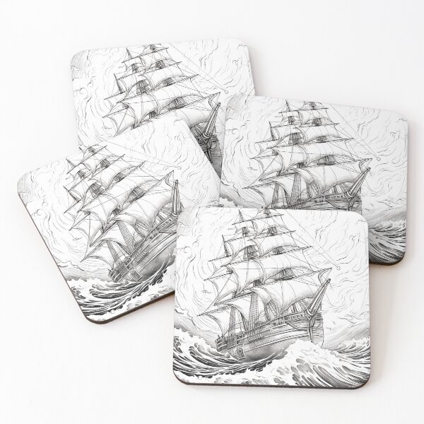 Item preview, Ship Sails The Seas designed and sold by GobbleGoblin.