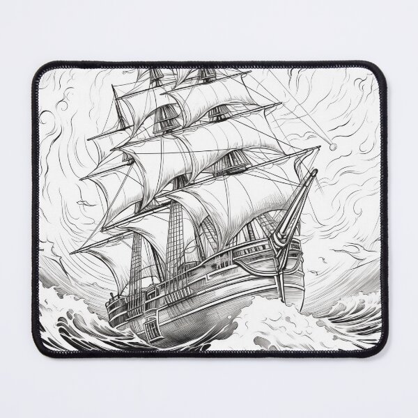 Item preview, Ship Sails The Seas designed and sold by GobbleGoblin.