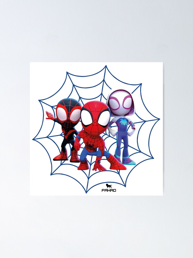 Poster Spidey And His Amazing Friends Power Of 3 40x50cm
