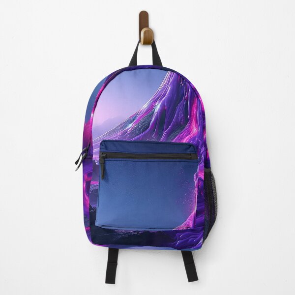 Item preview, volcano erupting with bright purple slime  designed and sold by nokoryna.