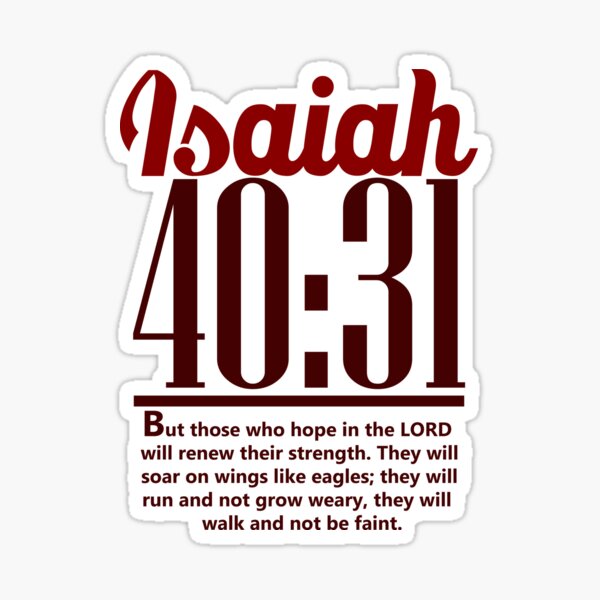 Item preview, Encouraging Bible Verse of hope and strength ; Isaiah 40:31 designed and sold by denissmartin2020 ..