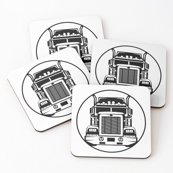 Item preview, semi truck front view designed and sold by wectorworld.