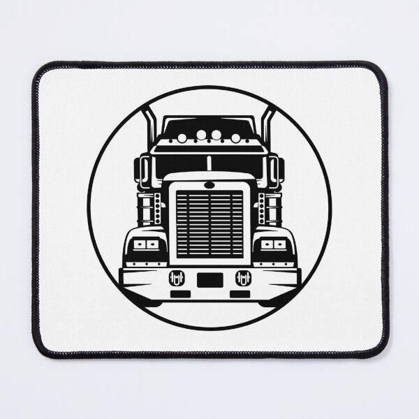 Item preview, semi truck front view designed and sold by wectorworld.