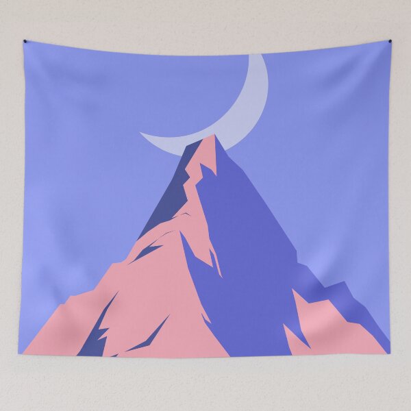 Item preview, Dreamy Mountaintop Illustration designed and sold by lisousisa.
