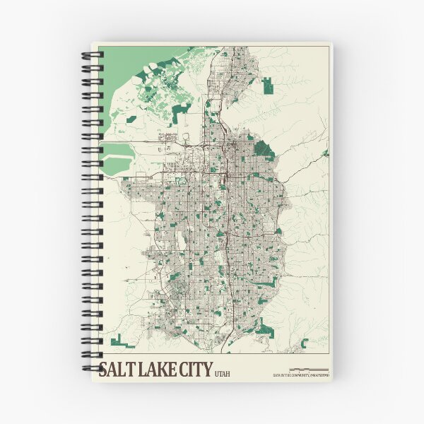 Item preview, Salt Lake City Street Map designed and sold by mapsbymo.
