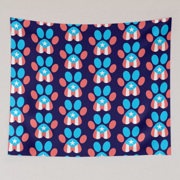 Item preview, Puerto Rico Flag Pet Paw Dog Cat Boricua designed and sold by byDarling.