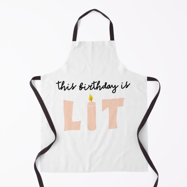 Item preview, This Birthday is Lit - Blue designed and sold by taffy-lemonade.