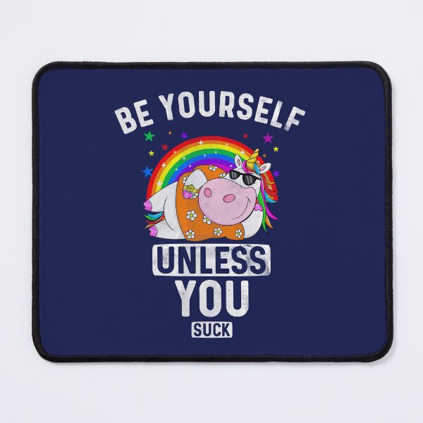 Item preview, Be Yourself Sarcastic Unicorn Sayings - Funny Gift For Sarcasm Lovers designed and sold by Myth-Creatures.