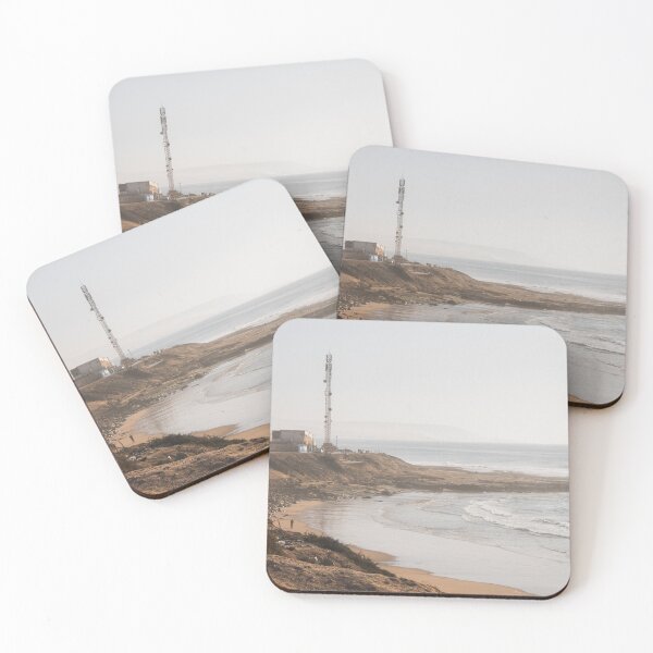 Item preview, Coastal landscape with transmission tower designed and sold by rhosbahu.