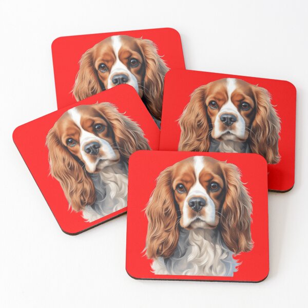 Item preview, Cavalier King Charles Owner Watercolor Full Face Art Design. designed and sold by fantasticdesign.