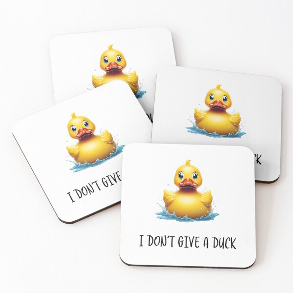 Item preview, Cute Duck Cartoon ‘I Don’t Give A Duck’, Funny Duck Gifts For Adults designed and sold by Cuteanimalgifts.
