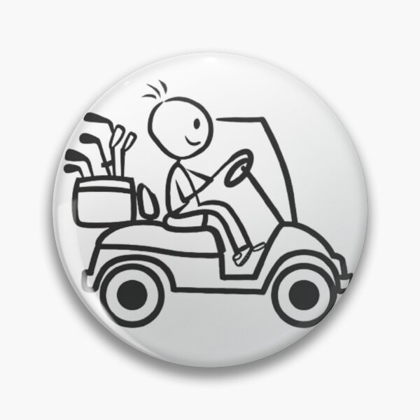Item preview, Stick Figure Golfcart Ride designed and sold by Ktpier.