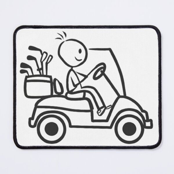 Item preview, Stick Figure Golfcart Ride designed and sold by Ktpier.