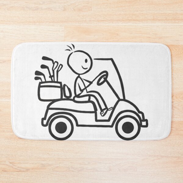 Item preview, Stick Figure Golfcart Ride designed and sold by Ktpier.