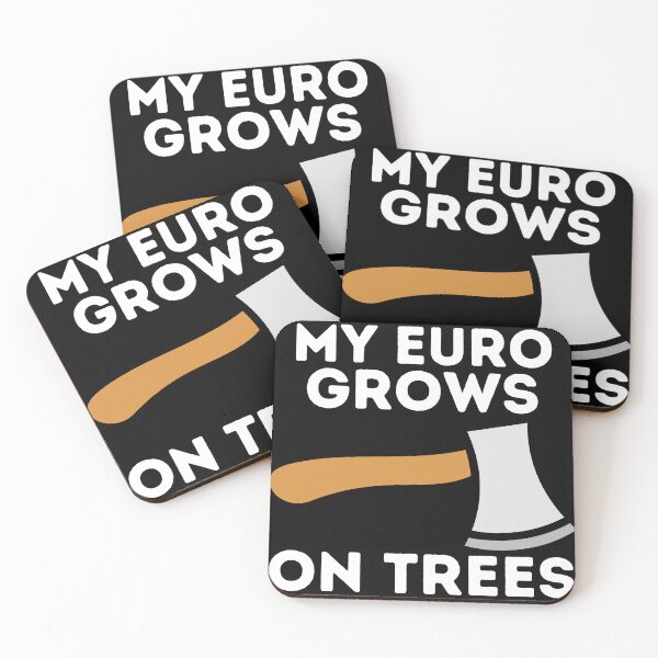 Item preview, My euro grows on trees designed and sold by Vilemo.