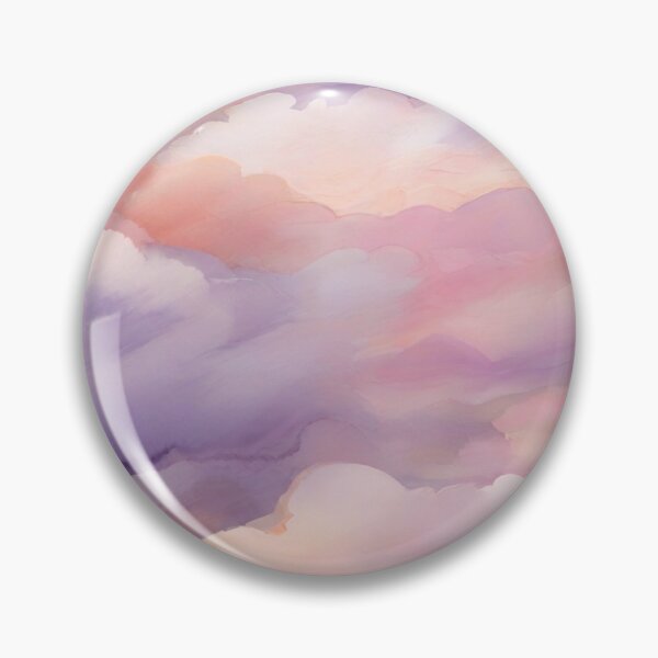 Item preview, dreamy watercolor background with pastel hues reminiscent of a sunrise. designed and sold by brokenpones.