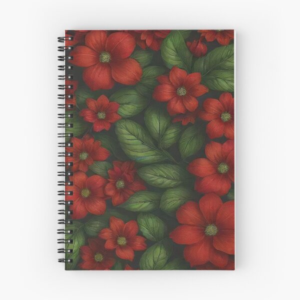 Item preview,  Red and Green Floral Harmony - A Blossom of Elegance! designed and sold by Rui Fernandes.