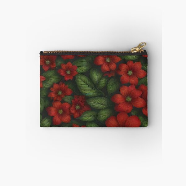 Item preview,  Red and Green Floral Harmony - A Blossom of Elegance! designed and sold by Rui Fernandes.