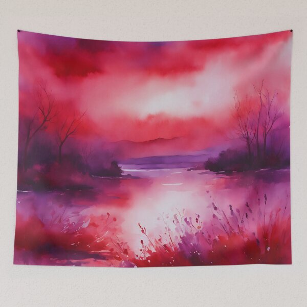 Item preview, Crimson Sky Serenity designed and sold by colorvisionart.