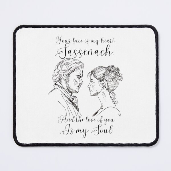 Item preview, Outlander | Claire and Jamie Fraser | Jamie Fraser Quote | Cute Indian Ink outlander Art | Sassenach designed and sold by drawingmary.