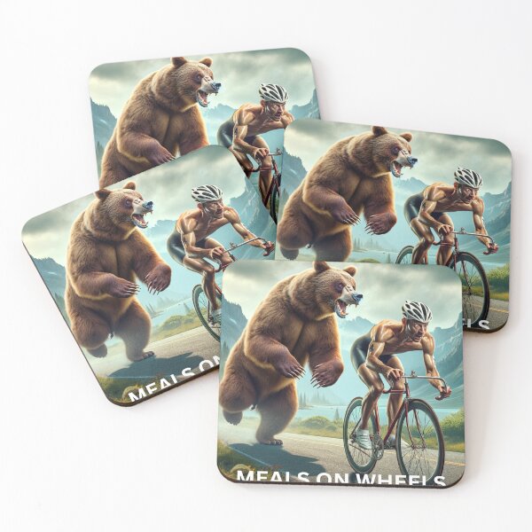 Item preview, "Wild Pursuit: Meals on Wheels Edition" - A Cyclist's Thrilling Adventure designed and sold by Triathlongram.