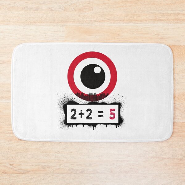 Item preview, " 2+2=5" and the constant watchful eye of authority "George Orwell 1984 inspired Design designed and sold by HEMRO.