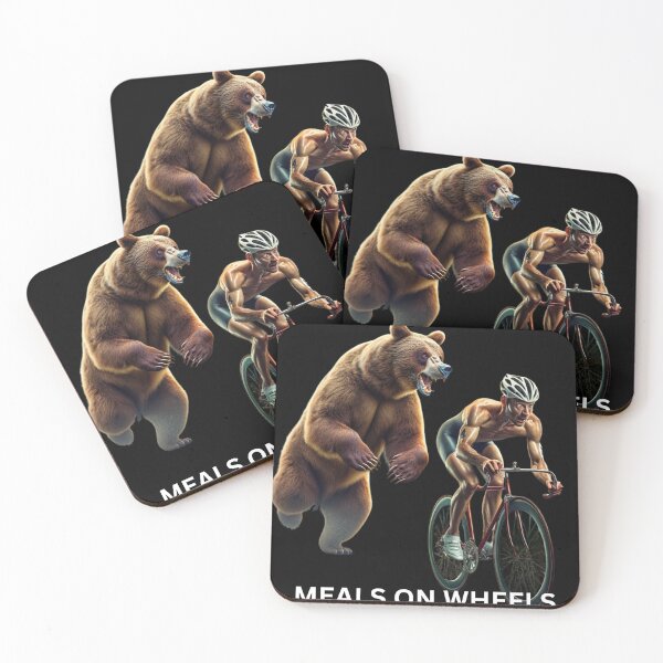 Item preview, "Wild Pursuit: Meals on Wheels Edition" - A Cyclist's Thrilling Adventure designed and sold by Triathlongram.