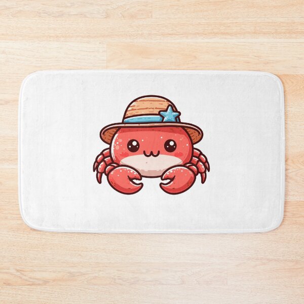Item preview, Stylish Crab with Hat designed and sold by ArtfulWeave.