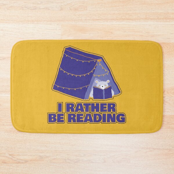 Item preview, I Rather Be Reading Blue Book designed and sold by RedRubi.