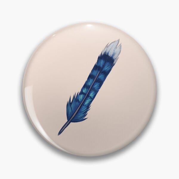 Item preview, Blue Jay Feather designed and sold by Carolyn-Design.
