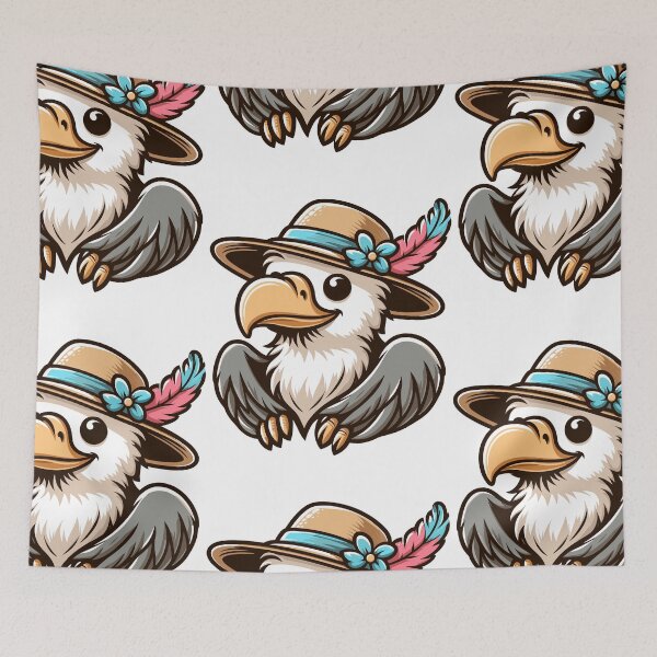 Item preview, Condor with Hat designed and sold by ArtfulWeave.