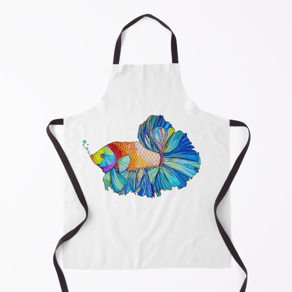 Item preview, The Alpha Betta Fish in Blue designed and sold by Brooke Connor.