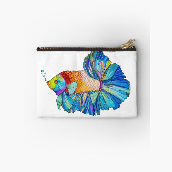 Item preview, The Alpha Betta Fish in Blue designed and sold by Brooke Connor.