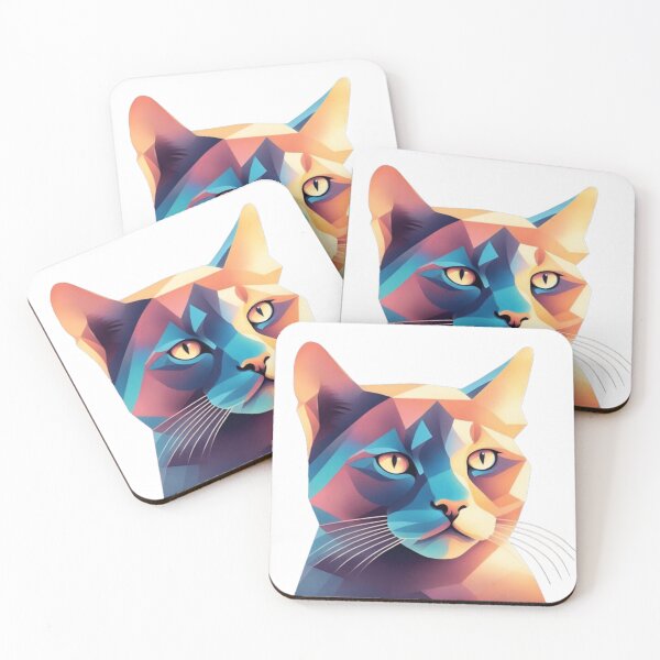 Item preview, Geometic cat designed and sold by Shtex.