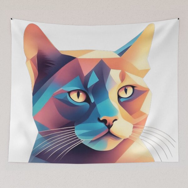 Item preview, Geometic cat designed and sold by Shtex.