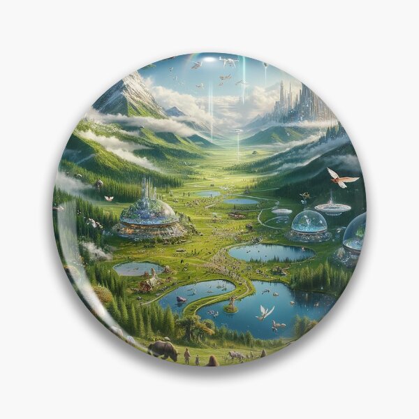 Item preview, envision of an utopian world designed and sold by nokoryna.