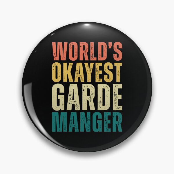 Item preview, Retro World's Okayest Garde Manger - Funny Pantry Chef designed and sold by kamrankhan.